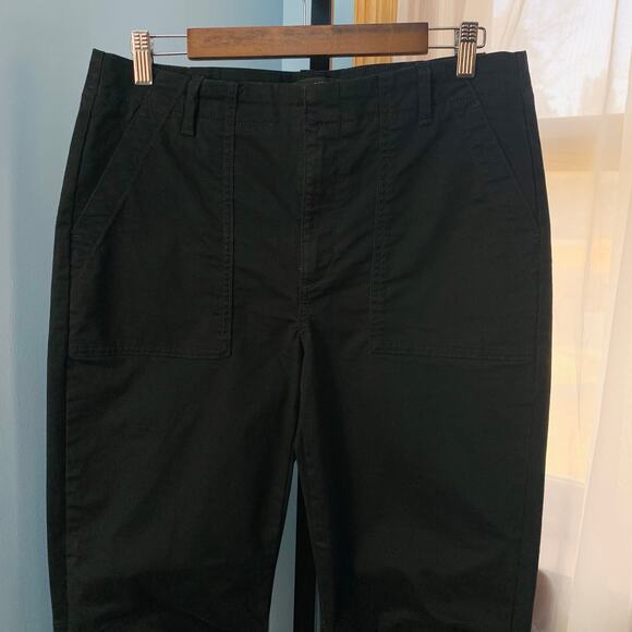 Banana Republic Factory Black Girlfriend Authentic Chino Pants Size 10 - Picture 3 of 7
